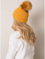 Dámská čepice JK CZ model 14838324 tmavě žlutá - FPrice Dámská čepice JK CZ model 14838324 tmavě žlutá - FPrice