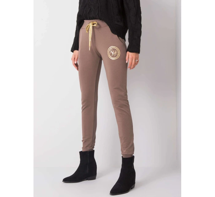 Tepláky RV DR model 14840046 hnědá - FPrice Tepláky RV DR model 14840046 hnědá - FPrice