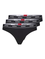 BOSS Dámská tanga 3Pack Stripe model 20946418 - Hugo