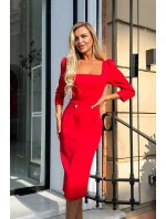 Dámske večerné šaty 264 170849 červené - Bicotone