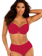 Dámske dvojdielne plavky New Trends 17 S995D1-6 červené - Self