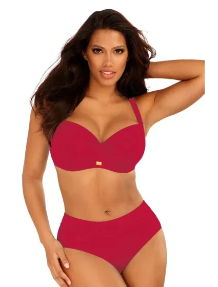 Dámske dvojdielne plavky New Trends 17 S995D1-6 červené - Self