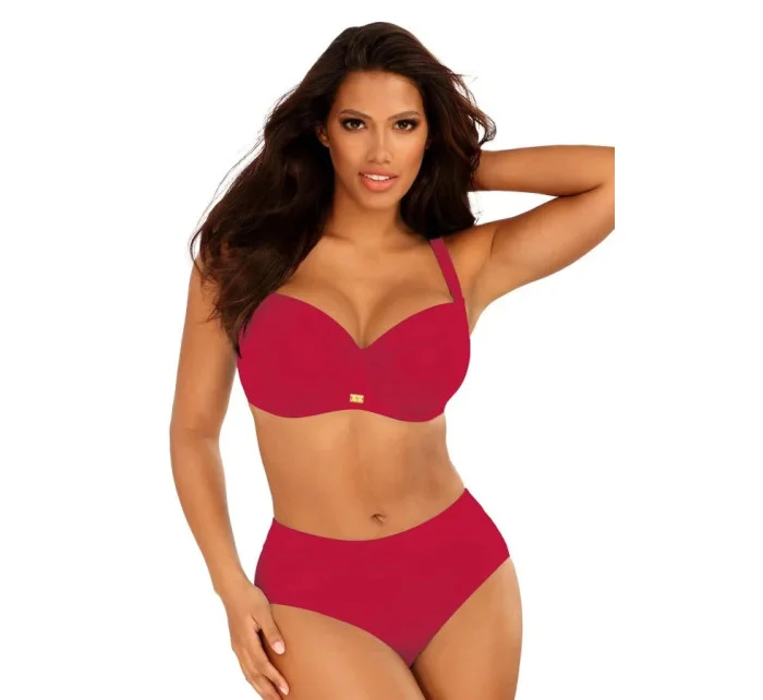 Dámske dvojdielne plavky New Trends 17 S995D1-6 červené - Self