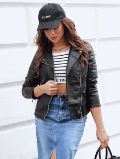 dámská kožená bunda ramones černá model 21971523 - Dstreet