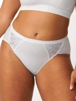 Dámske nohavičky Chic Midi - WHITE - biele 0003 - SLOGGI