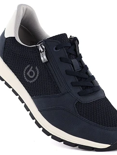 Pánske ľahké tenisky na zips tmavomodré Bugatti 325-ATL02-2500-4100
