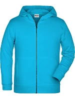 Dětská mikina s kapucí turquoise model 22534424 - Daiber Dětská mikina s kapucí turquoise model 22534424 - Daiber