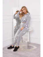 Sada s potlačou pištole šedá