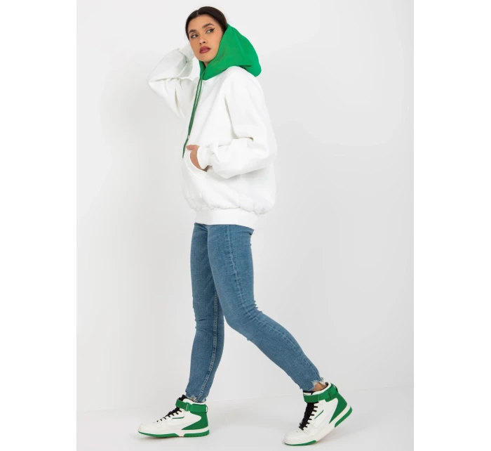Mikina EM BL 696.68 bielo zelená Mikina EM BL 696.68 bielo zelená