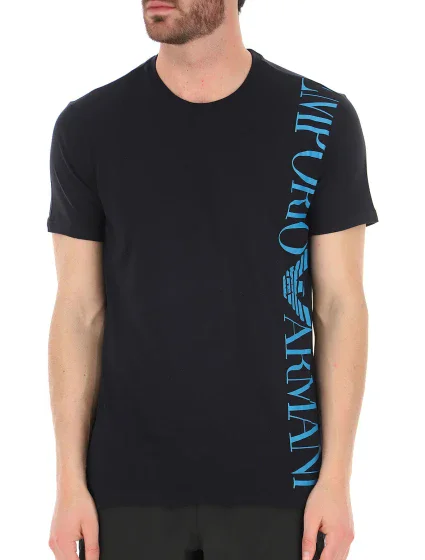 Pánske tričko 211831 1P469 00020 čierne - Emporio Armani