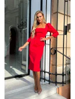 Dámske večerné šaty 264 170849 červené - Bicotone