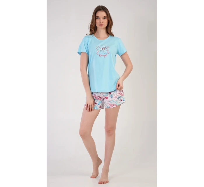 Dámské pyžamo šortky model 18519674 - Vienetta Dámské pyžamo šortky model 18519674 - Vienetta