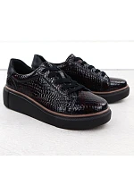 Dámské lakované kožené polobotky s černé, model 22346950 - T.Sokolski Dámské lakované kožené polobotky s černé, model 22346950 - T.Sokolski