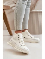 Dámské Tenisky Na Platformě Eko Kůže Big Star model 21669609 Bílé - Big Star Shoes