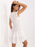 Sukienka MI SK model 21204690 biały - FPrice Sukienka MI SK model 21204690 biały - FPrice