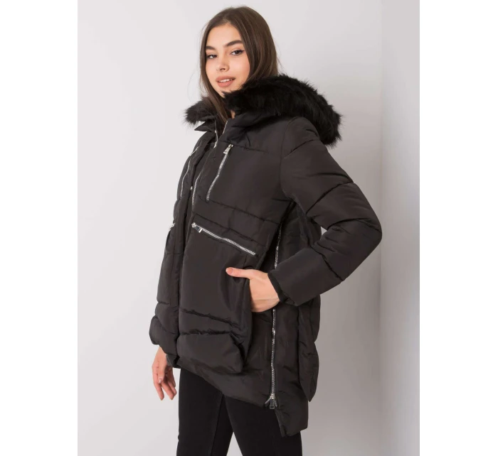 Dámsky kabát NM KR H 1072 čierny