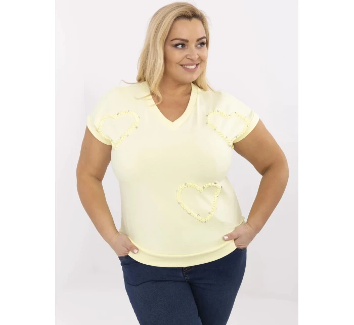 Blúzka RV BZ A542.12P svetložltá