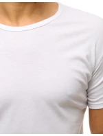 Pánské hladké bílé tričko model 21961967 - Dstreet