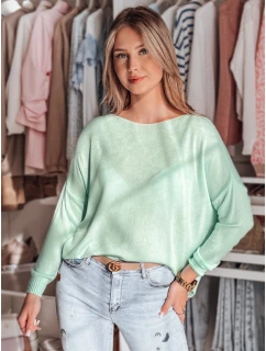 Dámský oversize hladký svetr mint Dstreet model 21986075 - FashionStreet