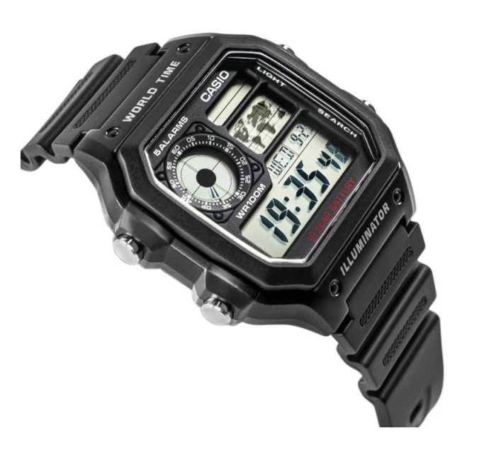 Pánske hodinky CASIO AE-1200WH-1AVDF + BOX Pánske hodinky CASIO AE-1200WH-1AVDF + BOX