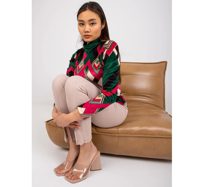 Halenka DHJ BZ tmavě zelená model 17407804 - FPrice Halenka DHJ BZ tmavě zelená model 17407804 - FPrice