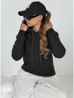 Dámska mikina BASIC čierna BY0158 Dámska mikina BASIC čierna BY0158