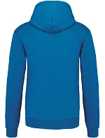 Kariban K 446 Mikina s kapucňou v kontrastných farbách 20.K446 tropical blue/white
