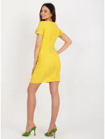 Šaty LK SK 506335.21 tmavo žltá Šaty LK SK 506335.21 tmavo žltá