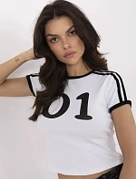 Tričko NM TS NG25218.83 biele čierne