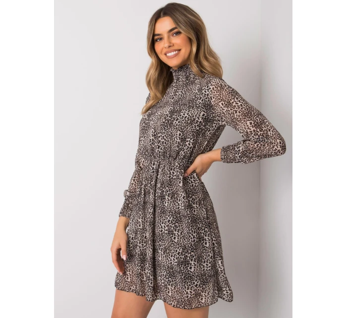 Šaty WN SK 18951 1.40X čierna a béžová Šaty WN SK 18951 1.40X čierna a béžová