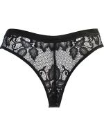 Dámske nohavičky Brasiliana V-10775 Čierno-béžová - Axami