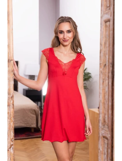 Dámska nočná košeľa Nancy Red - Eldar First Lady Dámska nočná košeľa Nancy Red - Eldar First Lady