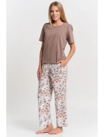 Dámské pyžamo model 21770365 béžové - Moraj