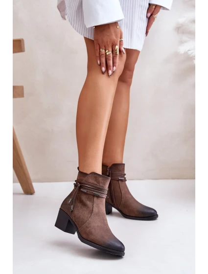 Topánky na podpätku model 201545 Step in style