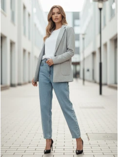 Dámska bunda CLASSVENT light grey FashionStreet PY0108