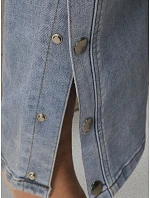 Dámske široké džínsy modré FashionStreet UY2986