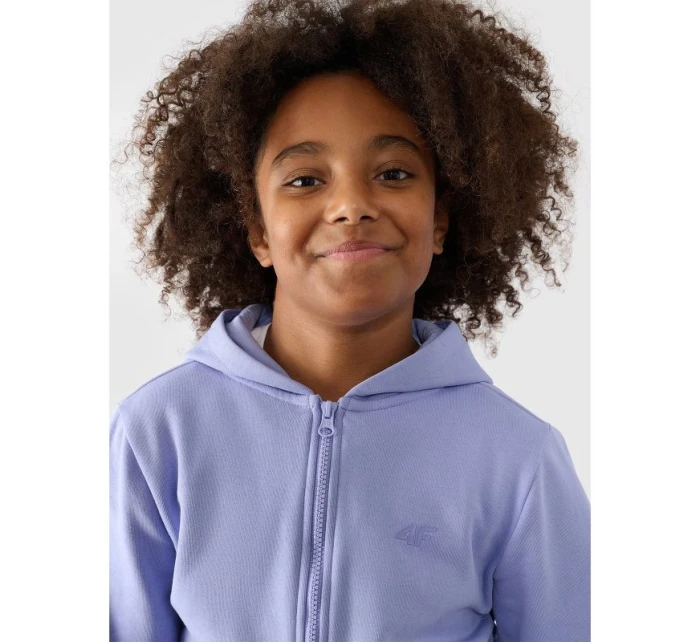 Dívčí mikina s kapucí Junior model 21431742 - 4F Dívčí mikina s kapucí Junior model 21431742 - 4F