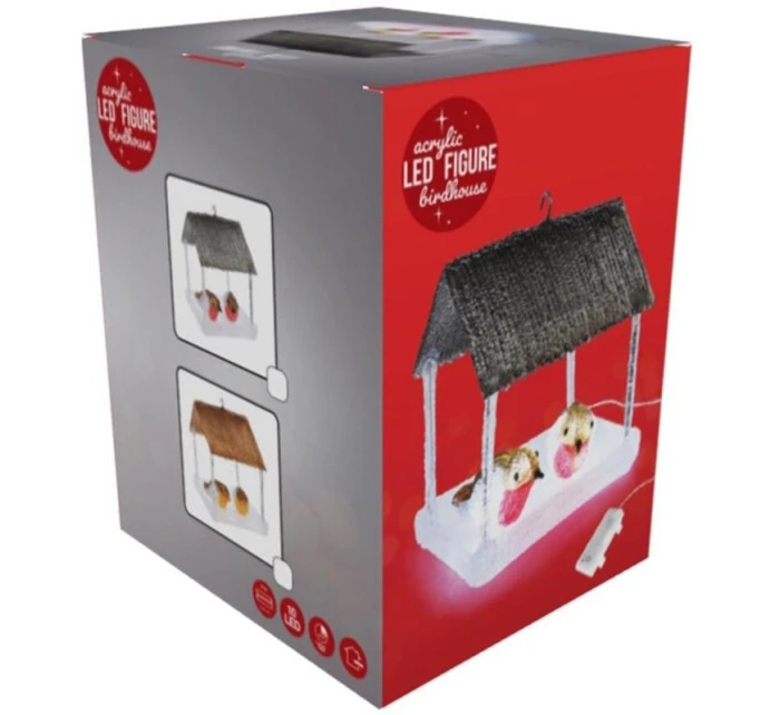 VTÁČIA BÚDKA VIEDOL DEKORÁCIE 185X165X230MM ŠEDÁ BALDACHÝN VTÁČIA BÚDKA VIEDOL DEKORÁCIE 185X165X230MM ŠEDÁ BALDACHÝN