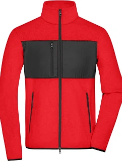 JN Pánská fleecová bunda 02. red/black model 22538439 - Daiber