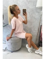 Súprava top+legíny púdrovo ružová Súprava top+legíny púdrovo ružová