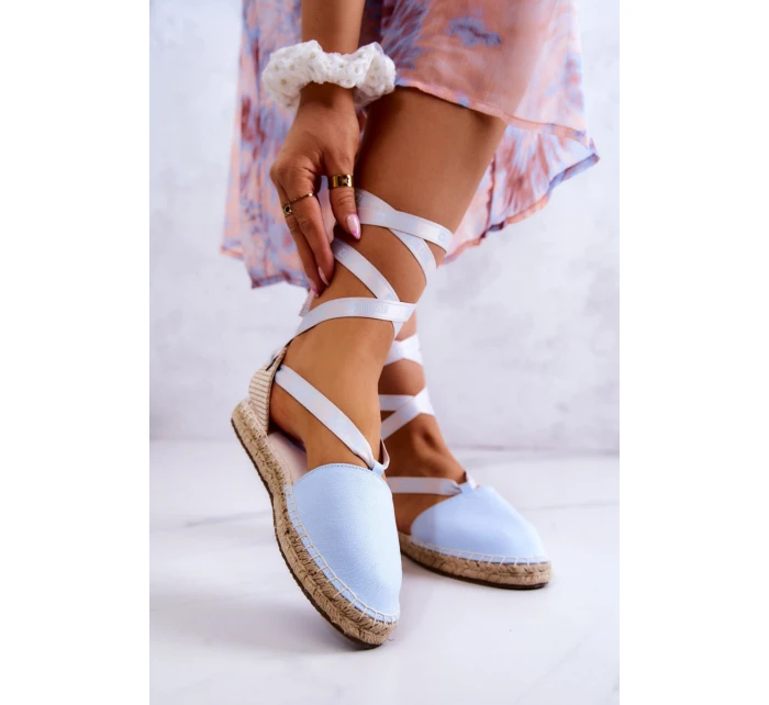 Dámské vázané espadrilky Big Star model 21577568 Modré - Big Star Shoes