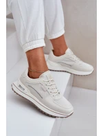 Dámské Tenisky Big Star model 21683893 Světle béžové - Big Star Shoes Dámské Tenisky Big Star model 21683893 Světle béžové - Big Star Shoes