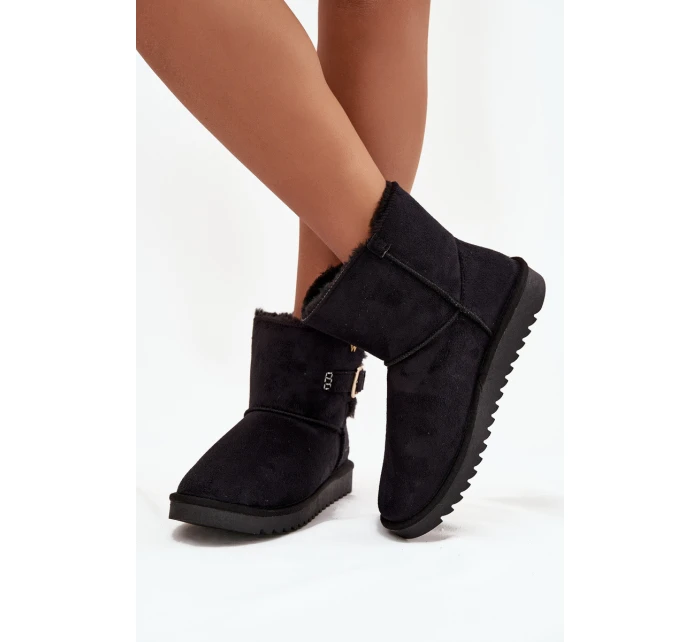 Śniegowce Damskie Z Klamrą Wrangler 20253091.25Y Czarne