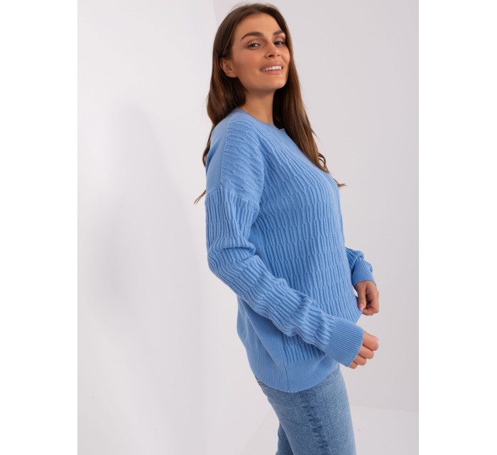Sweter AT SW 2338.14P niebieski