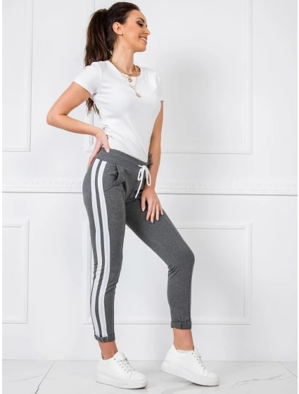 Tepláky RV DR 5407.88 tmavo šedá