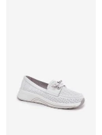 Dámske topánky na platforme 56C2101 White - Artiker Dámske topánky na platforme 56C2101 White - Artiker