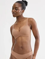 Dámska podprsenka ZERO Feel 2.0 THE UP TShirt Bra Nostalgic Brown telová – SLOGGI