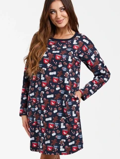 Talianska móda Cookies long farba:print/blue