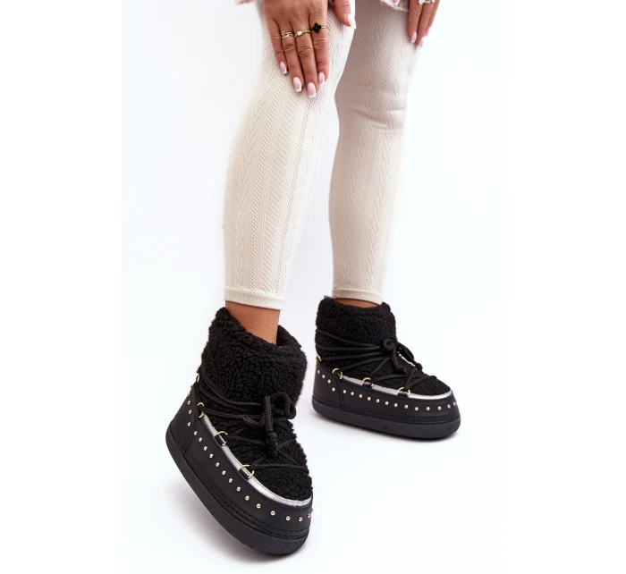 Dámské zateplené zimní sněhule černé model 21637510 - Boto