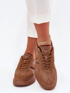 Dámské Kožené Sneakersy Na Platformě Just Dare Hnědé model 21703379 - Daniel Lopez Just Dare